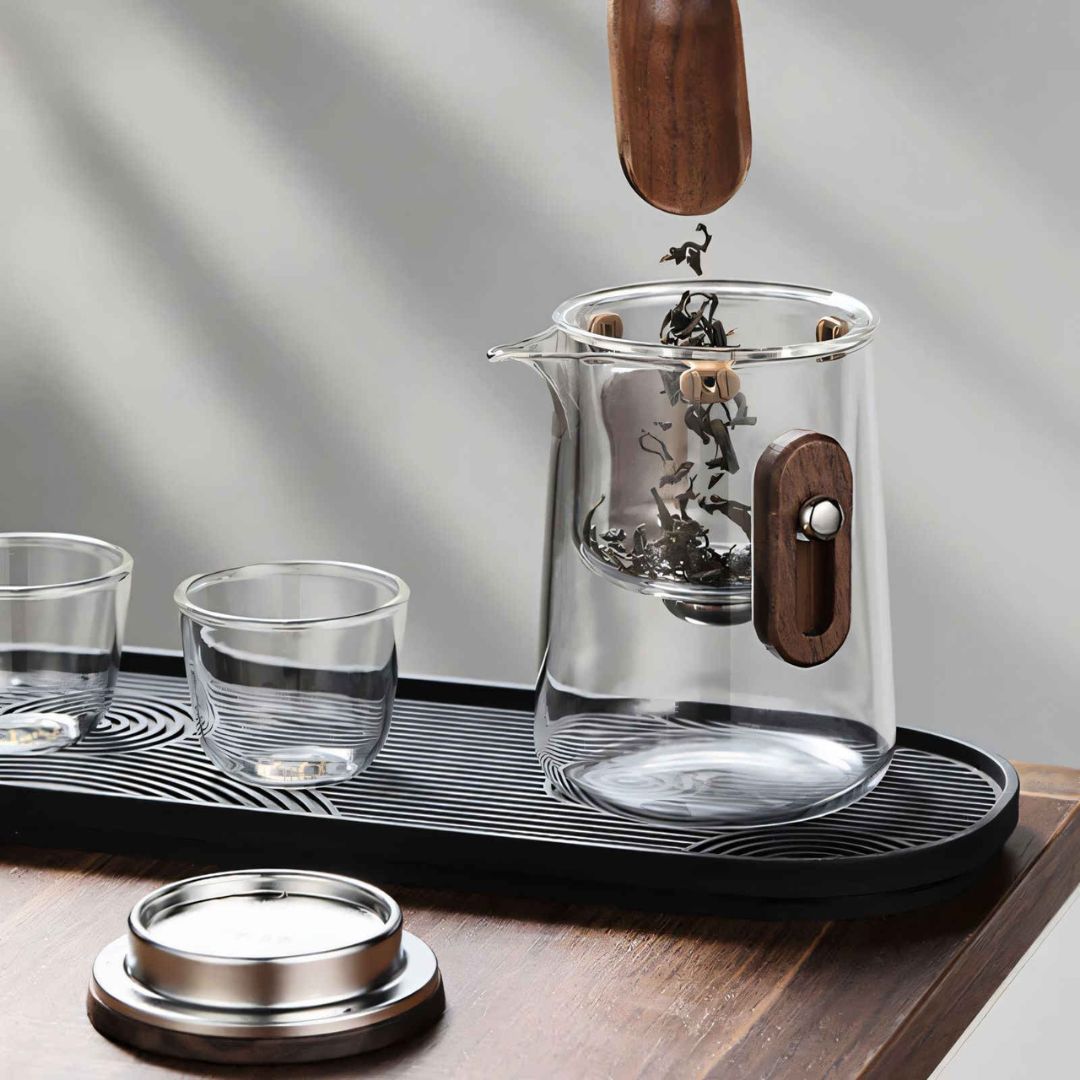 Travel Glass Tea Set