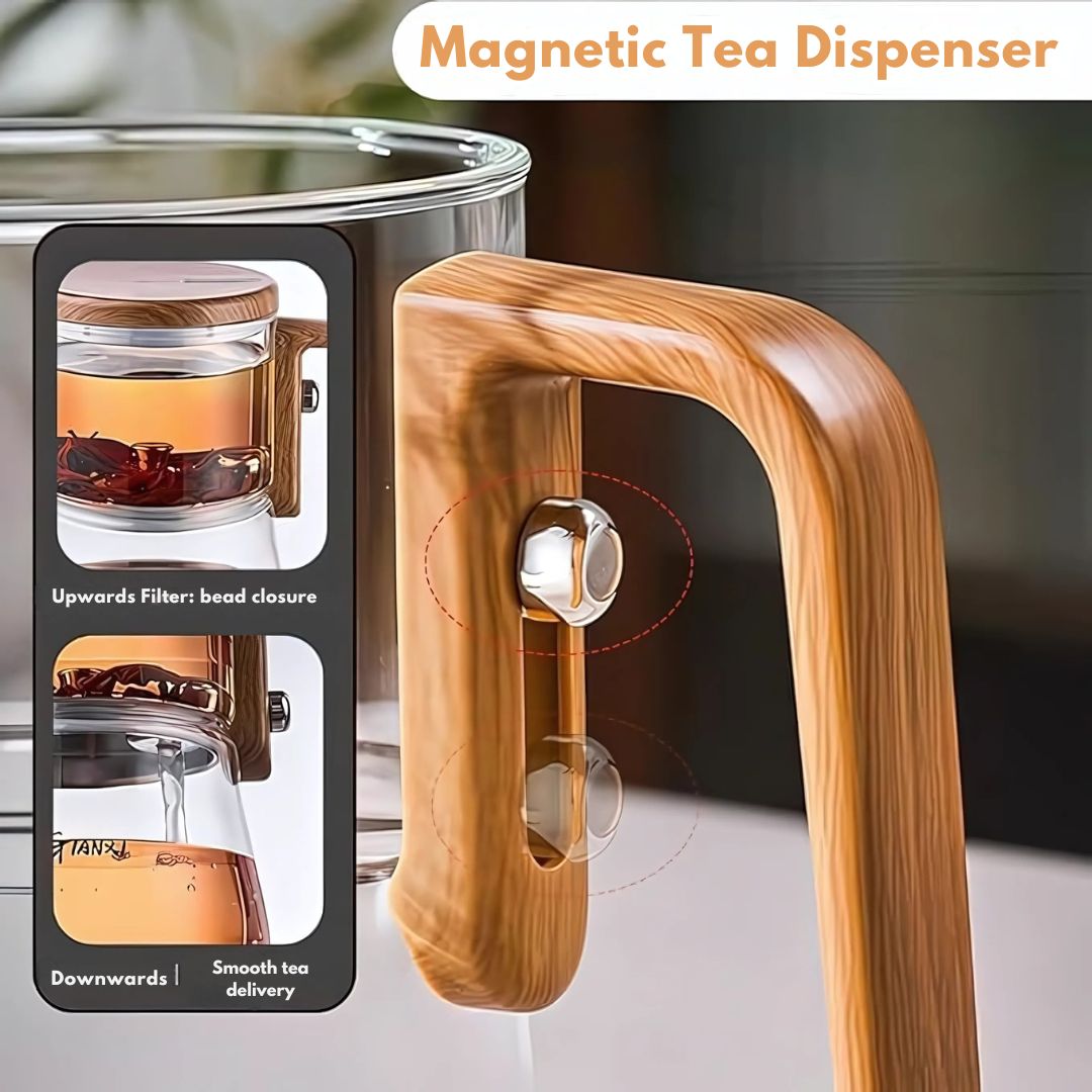 Gianixi Borosilicate Glass Magnetic Teapot