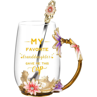 Glass Coffee Enamels Mug