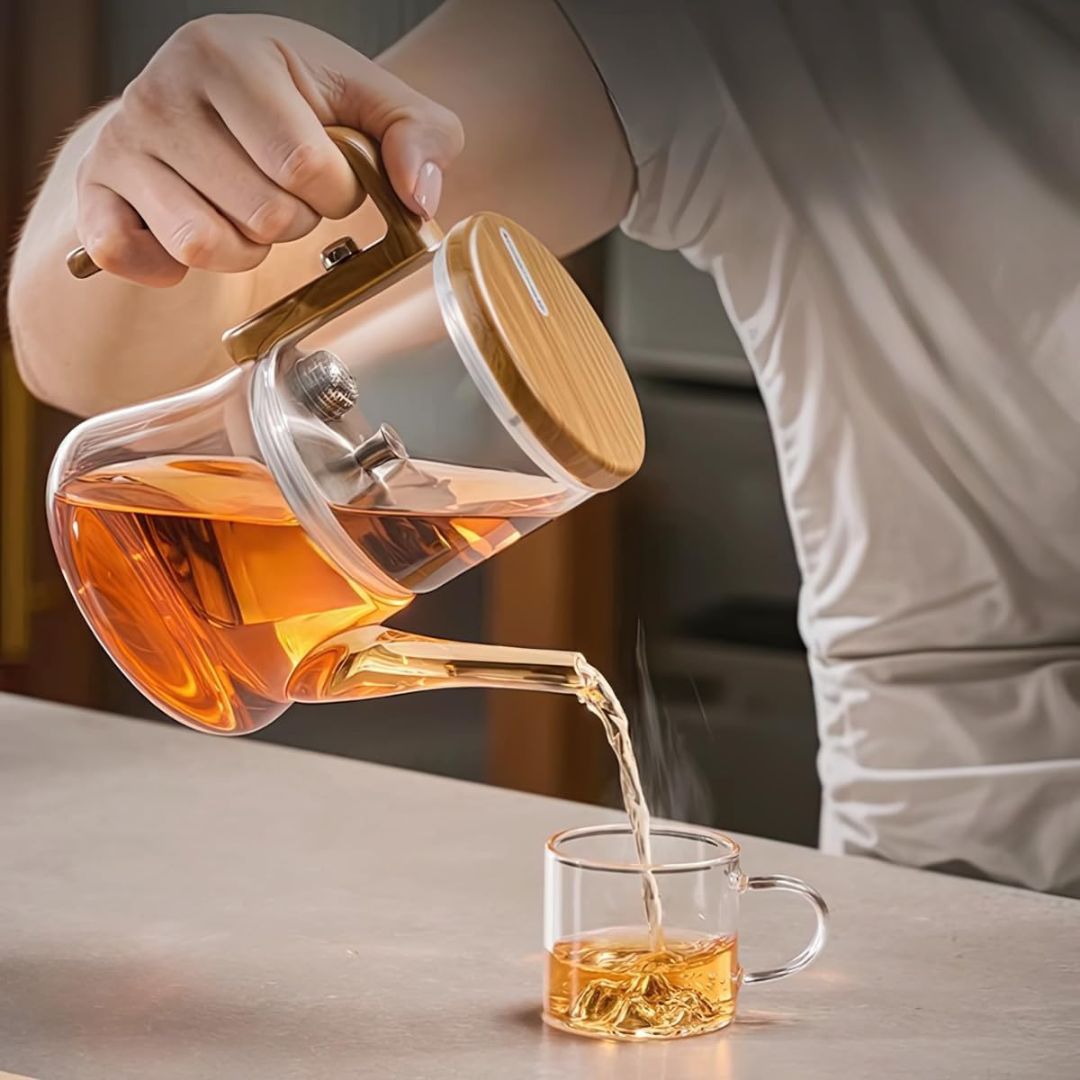 Gianixi Borosilicate Glass Magnetic Teapot